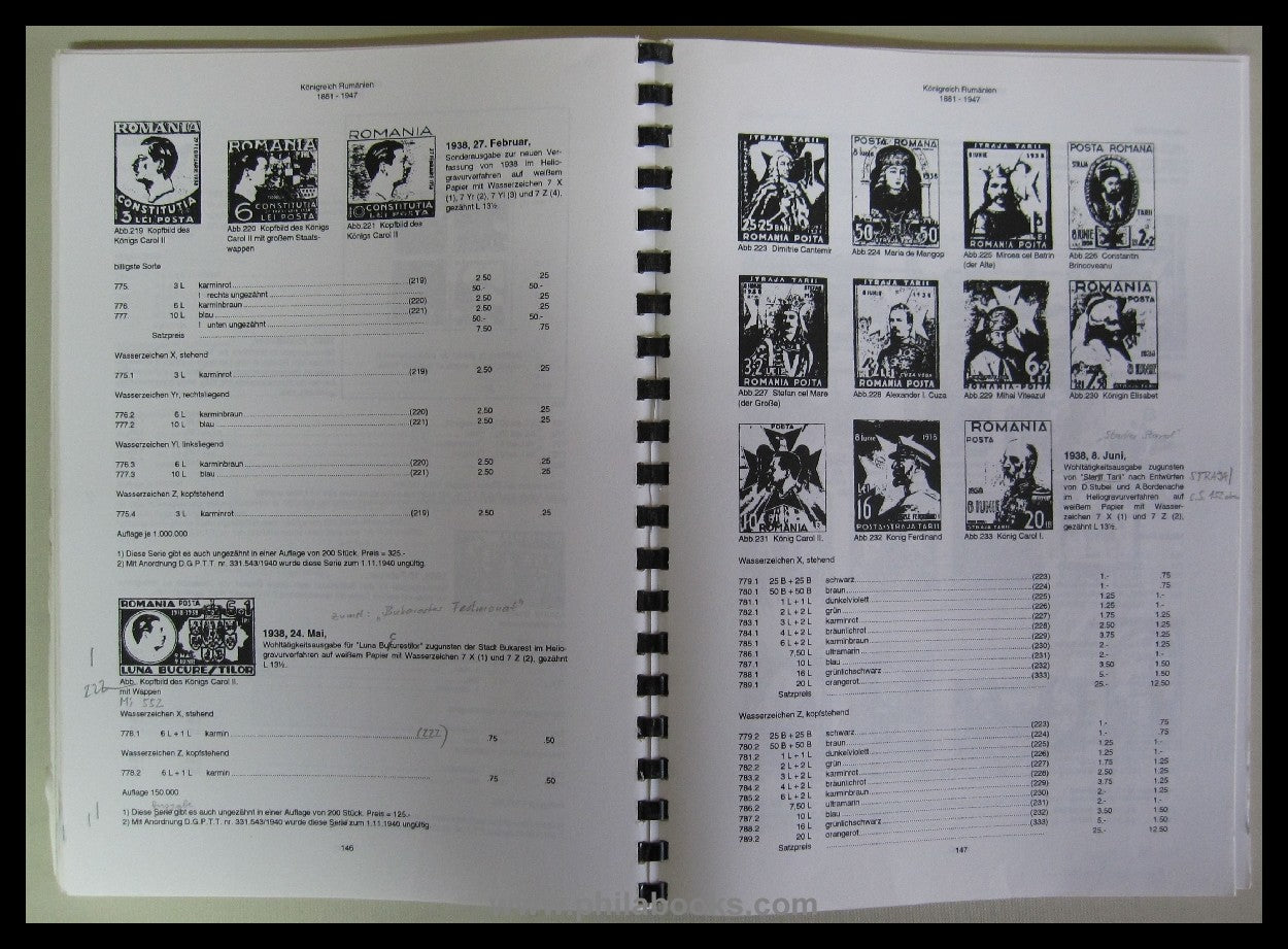 Weinbrecht, R., Spezialkatalog der Postwertzeichen des Fürstentum ...