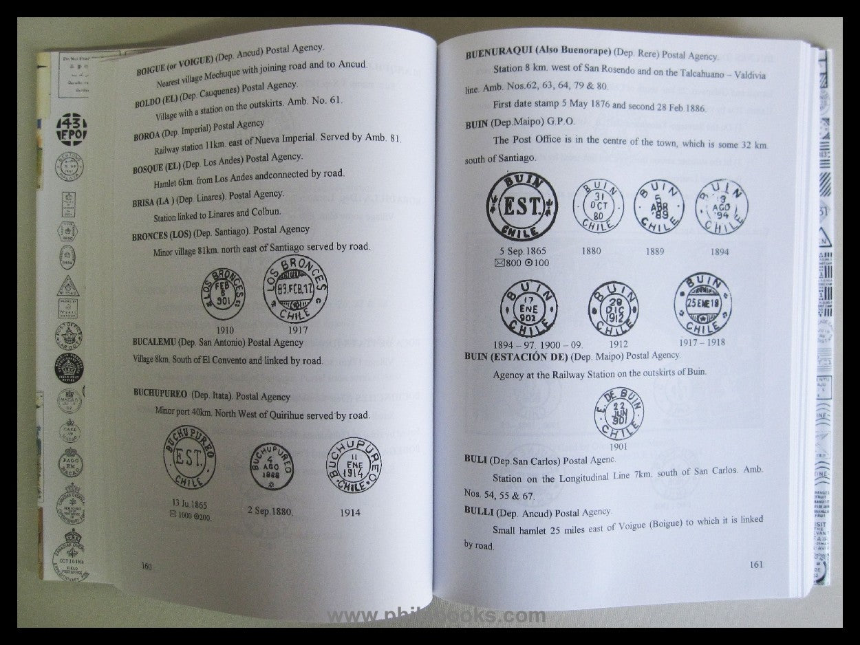 Brinkgreve/ West, The Postal History of Chile, 2002, postal history ...