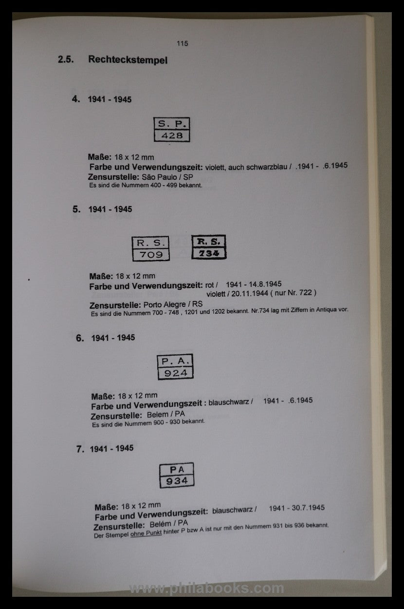 Meiffert, J., Censorship Post in Brazil, Catalog of Censorship and Testing ...