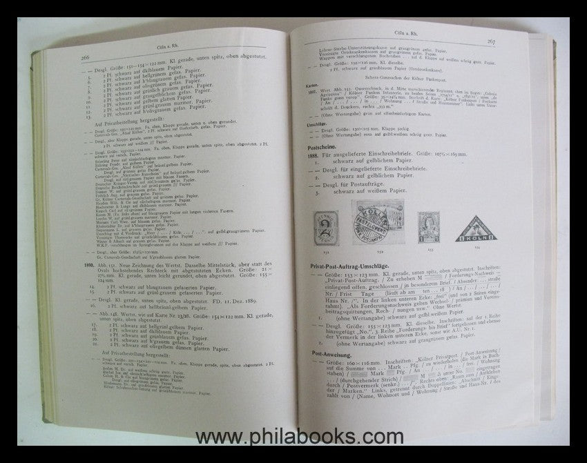Schmidt, C., Handbuch der Deutschen Privat-Postwertzeichen, Band I ...