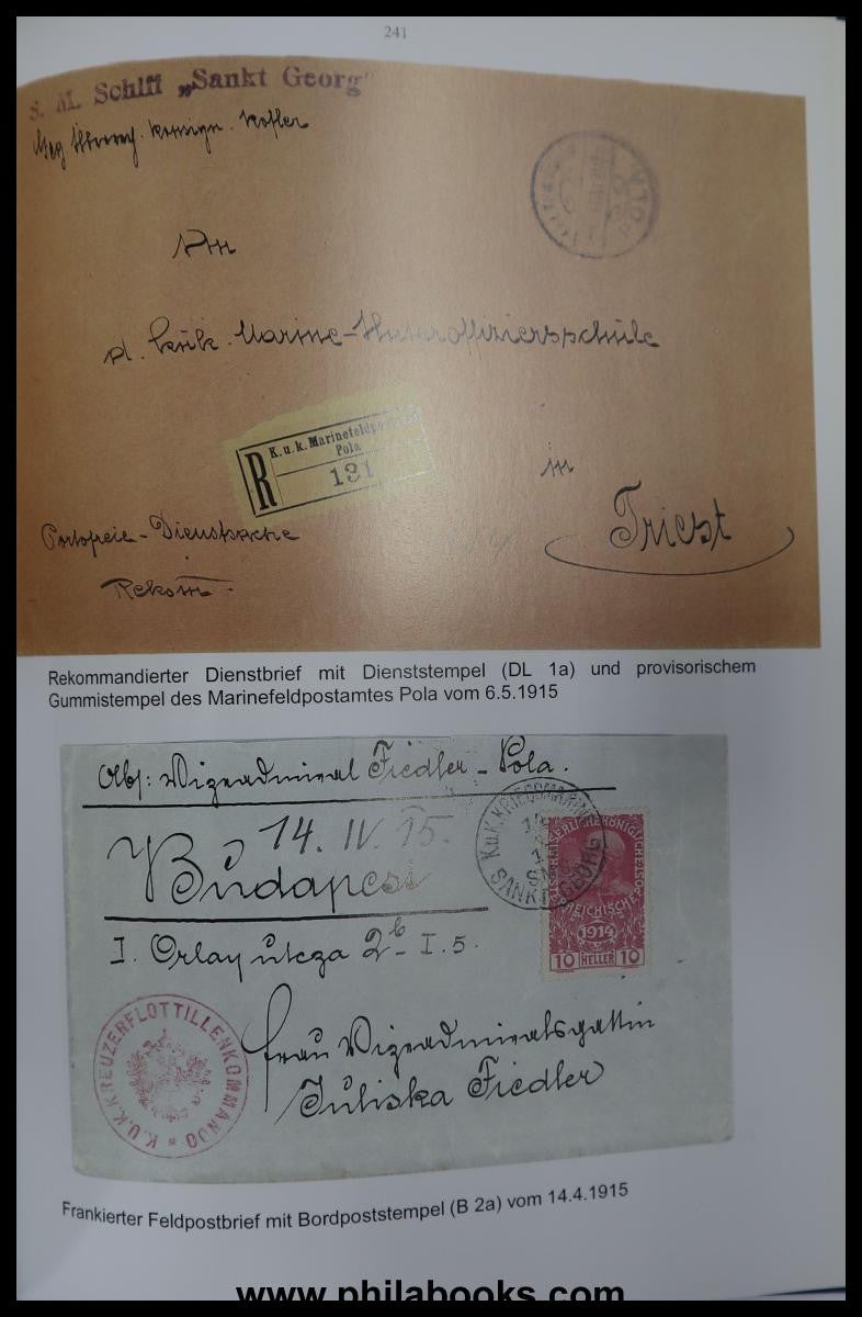 Kalis/Kohl, The field post of the Austro-Hungarian Navy in World War I...