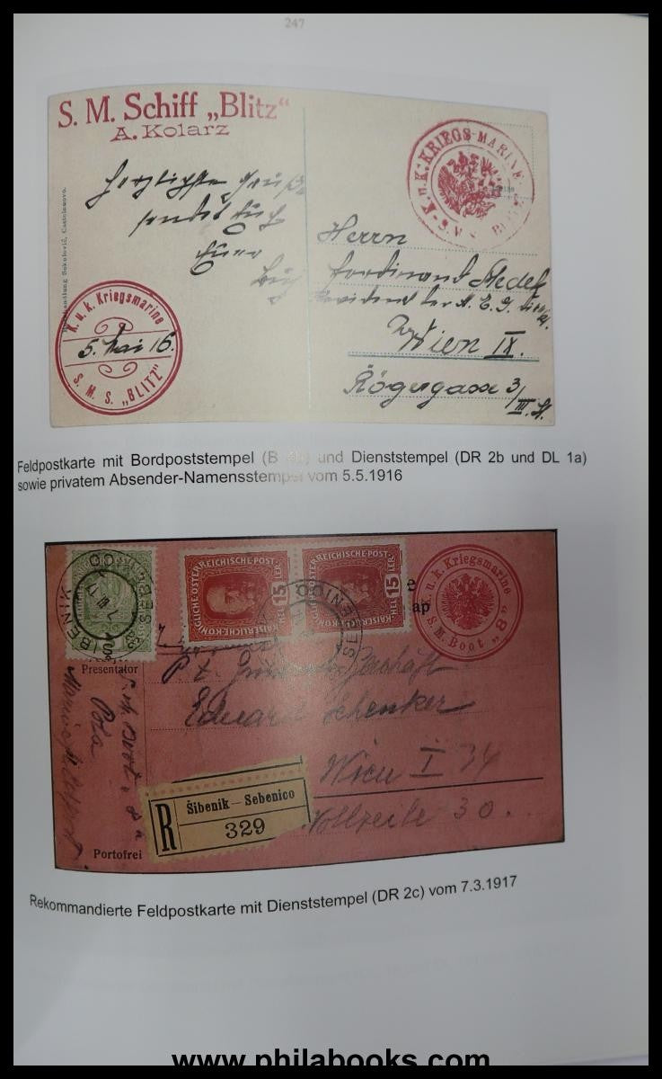 Kalis/Kohl, The field post of the Austro-Hungarian Navy in World War I...