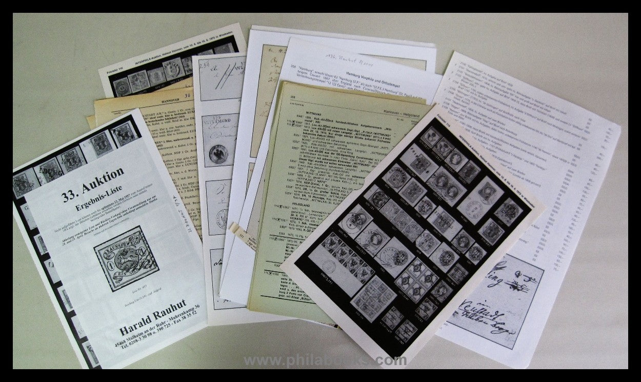 Lenthe, A. v., Hannover - Postanstalten und Poststempel, 1971, Kat ...