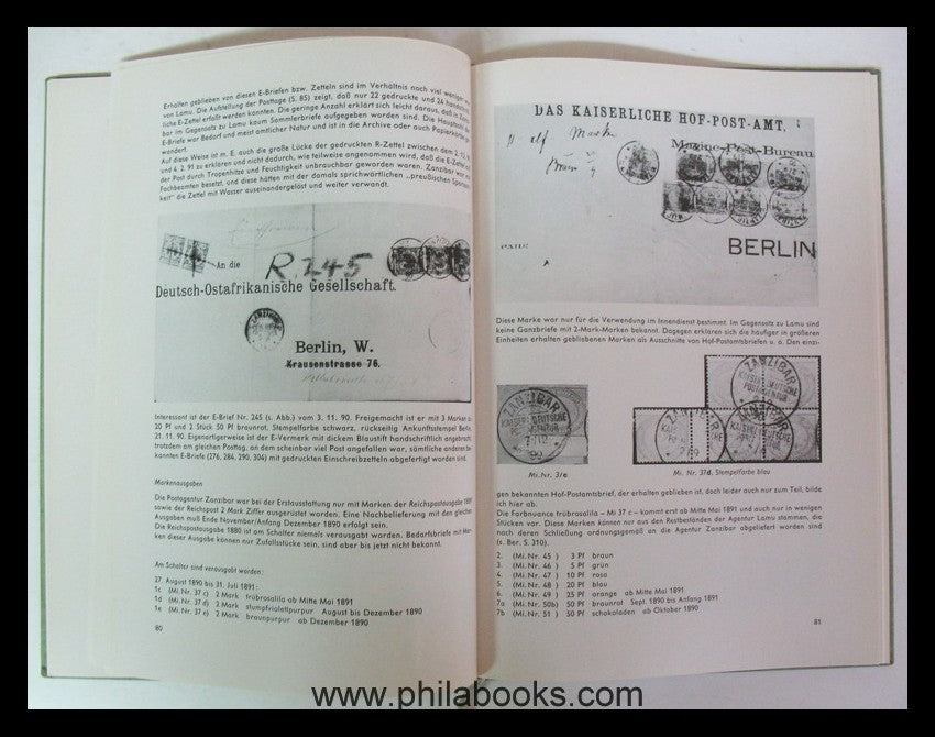 Schrey, H., Die ersten deutschen Posteinrichtungen an der Ostküste ...