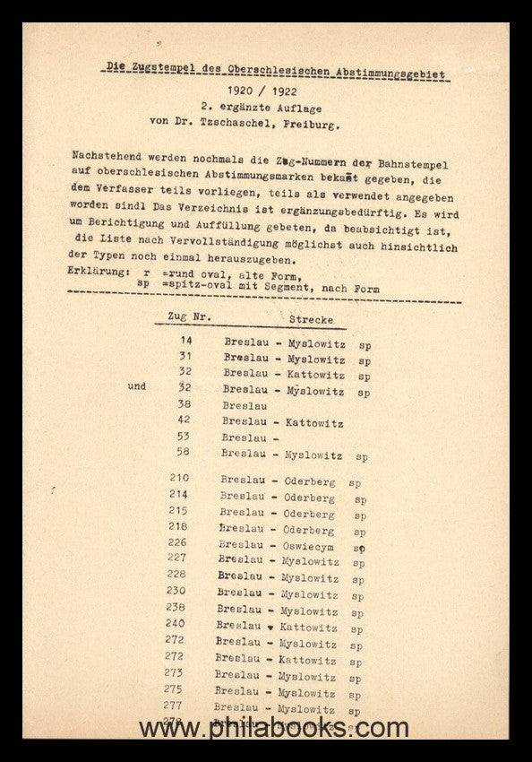 Hennies, postal locations of the province of Silesia - as of 1876, supplement 1 to ...