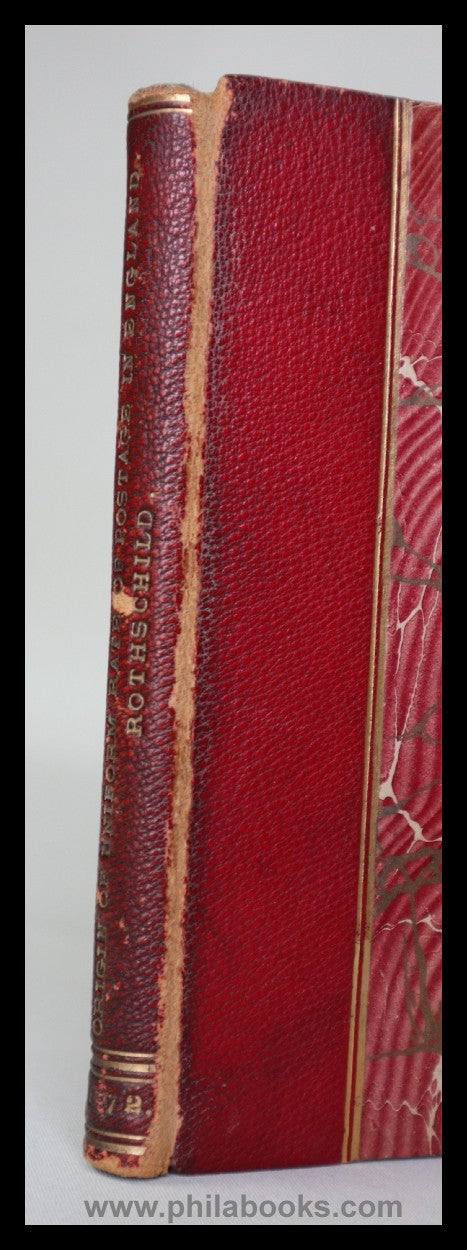 de Rothschild, A., Notice sur l´origine du prix uniforme de la tax ...