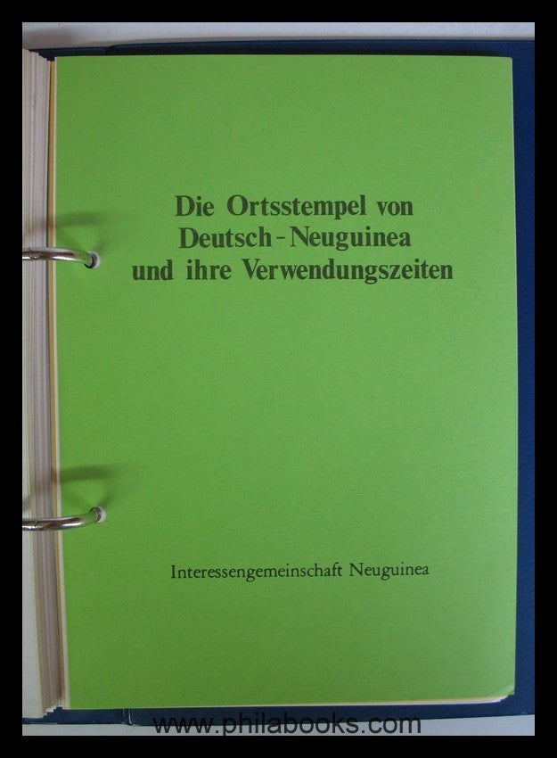Handbuch Neuguinea, Loseblatt im Orig.-Ringbinder, 1988-92, bis da ...
