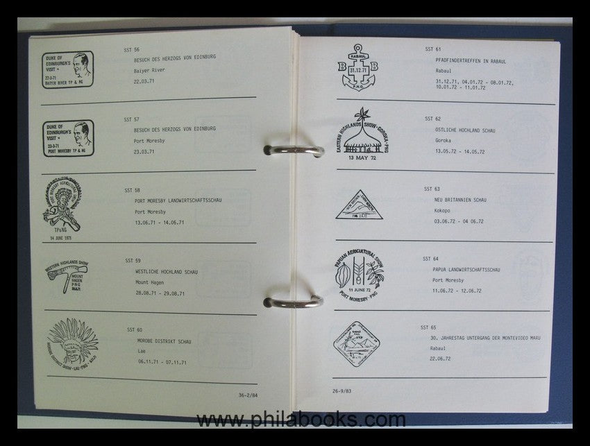 Handbuch Neuguinea, Loseblatt im Orig.-Ringbinder, 1988-92, bis da ...