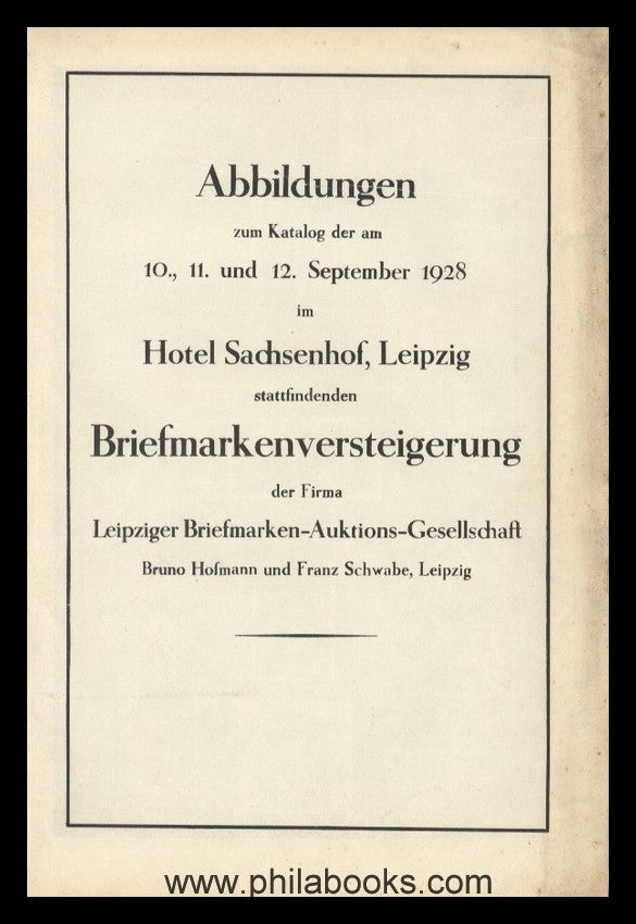 Leipziger, Auktion 003, 1928-09