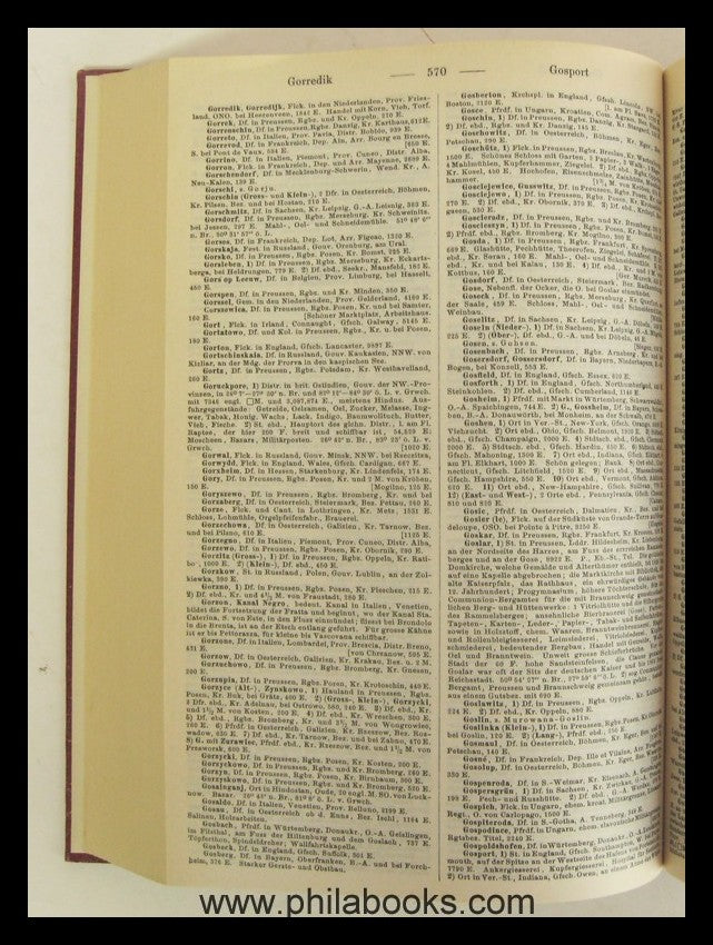 1874, Ritter's geographical-statistical lexicon, here again...