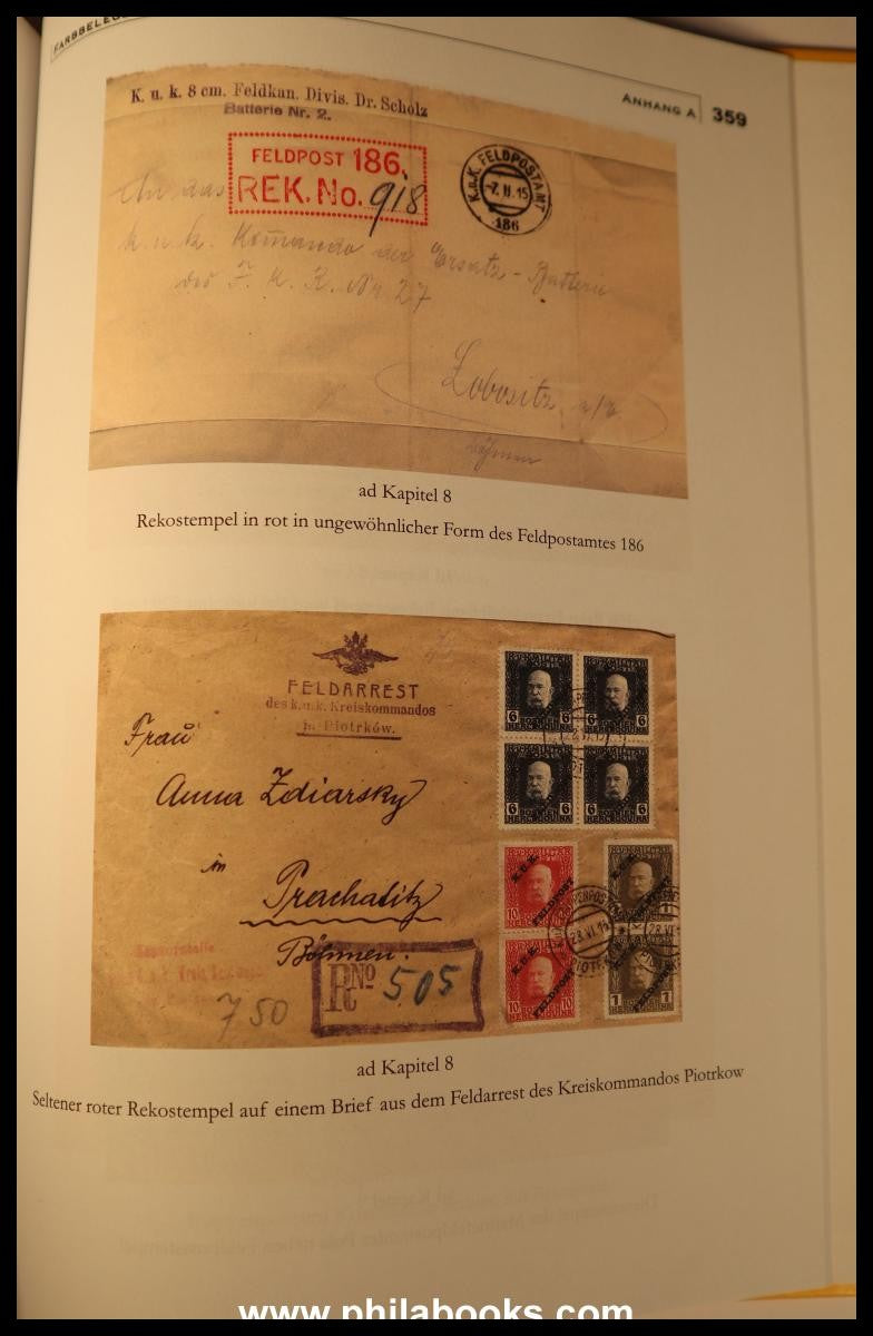 Rainer, Herwig: Stamp manual of the KuK Feldpost in Austria ...