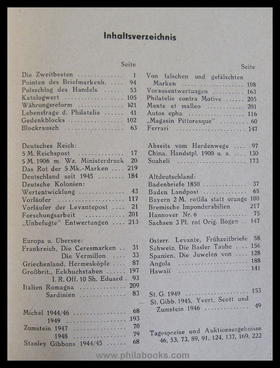MÜLLER-MARK, E., Reflexionen über Philatelie, II. Aus dem Stegreif ...