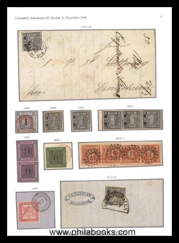 Corinphila, Auktion 109, 1998-12 'Schwan'