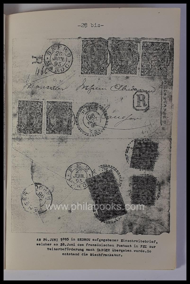 Boetsch, J., Die Privat-und Lokalpost in Marokko, 1977, manuskript ...