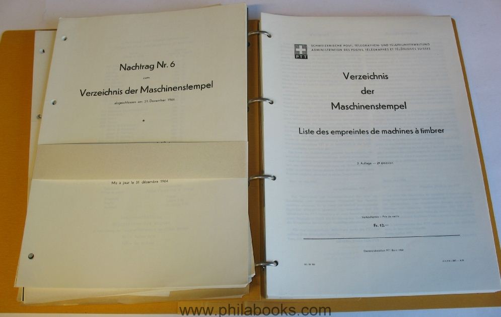 General Directorate PTT, directory of machine stamps, list of ...