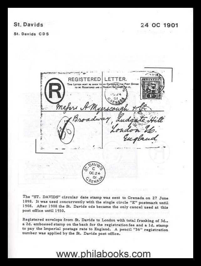Walker, Dan: Grenada's Postal History 1764-1913, British Carribean ...
