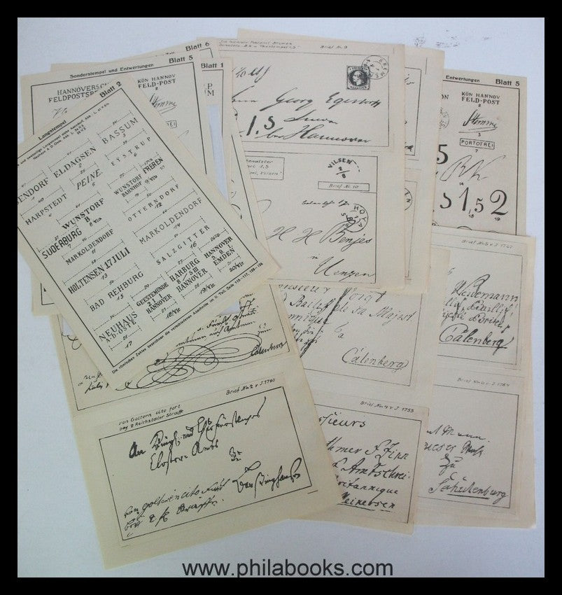Müller, G., Hannoversche Post-Stationen, 1935, Katalog und Handbuc ...