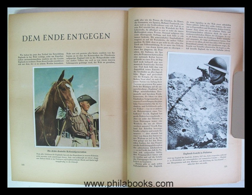 Raubstaat England, Sammelbilder-Album des Cigaretten-Bilderdienste ...