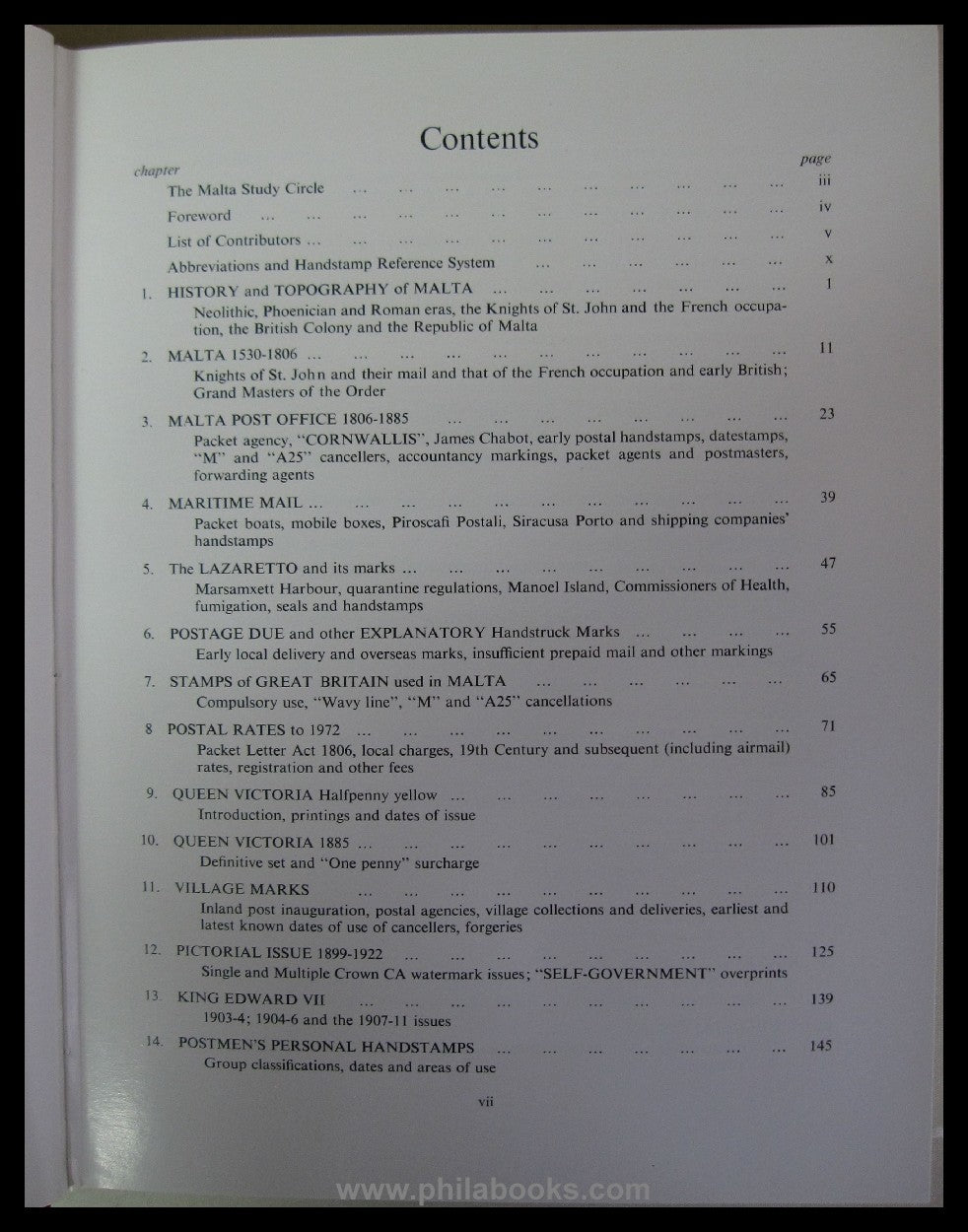 Martin, RE, Malta, The Stamps and Postal History 1576-1960, A ha ...