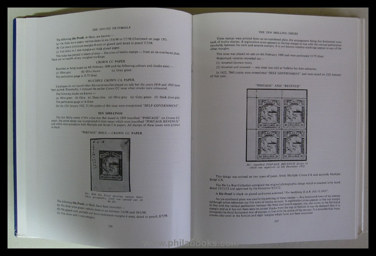 Martin, RE, Malta, The Stamps and Postal History 1576-1960, A ha ...