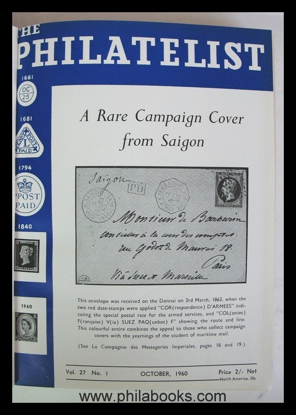 The Philatelist, bekanntes und legendäres brit. Journal verlegt vo ...