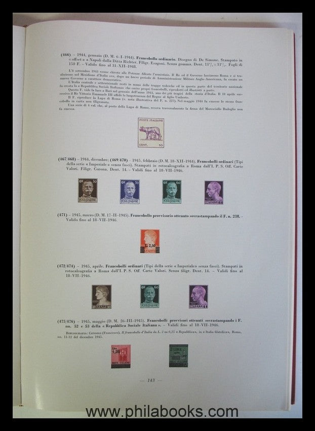 Ministero P.T.T (Hrsg.), I Francobolli Dello Stato Italiano, 1959, ...