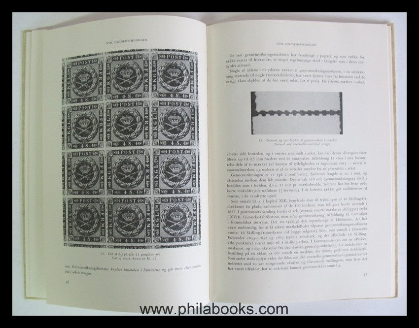 Schmidt - Andersen, J., Danmarks Gennemstukne Frimaeker 1863, Kobe ...