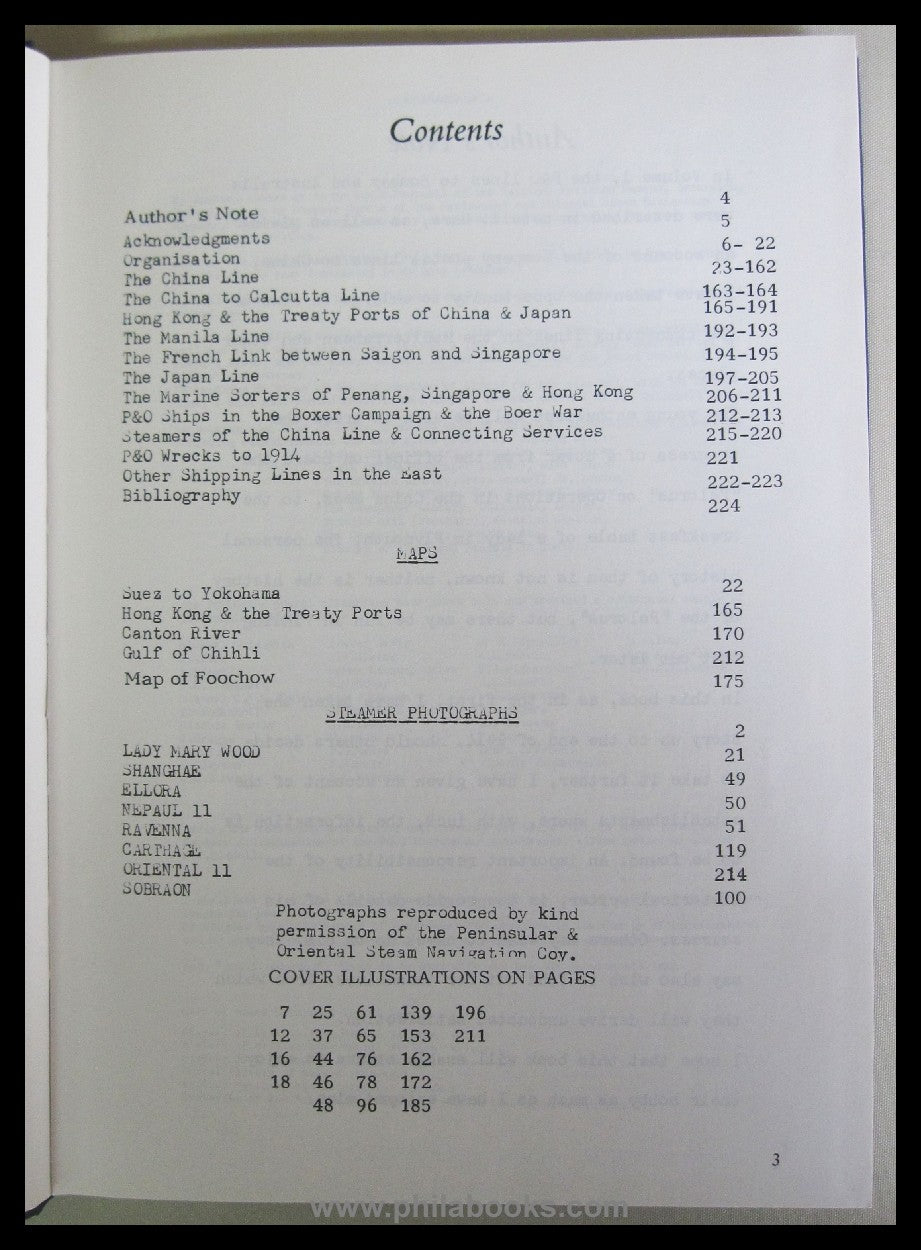 Kirk, R., The P & O Lines to the Far East, by R. Kirk, Proud Briti ...