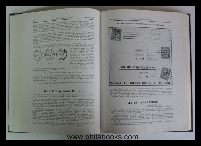 The Great Britain Philatelist, edited my Marcus Samuel, unter Mita ...