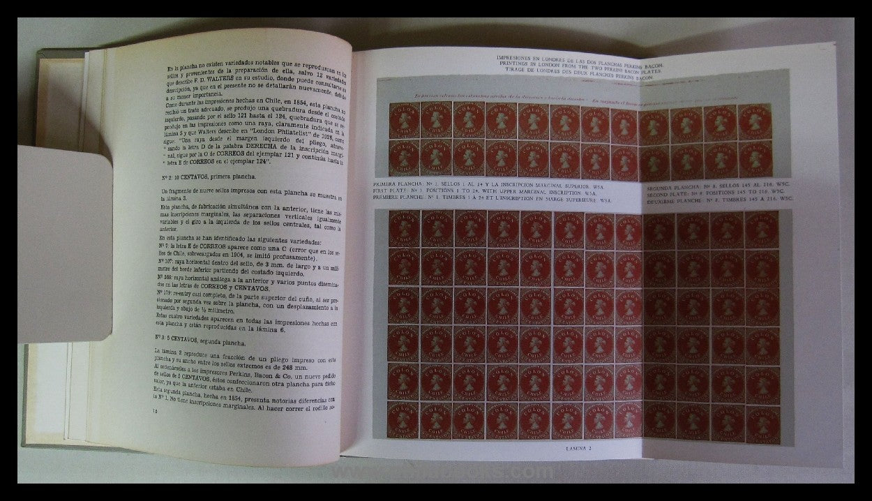 Galvez, J., Los Primeros Sellos de Chile 1853 a 1867, Santiago de ...