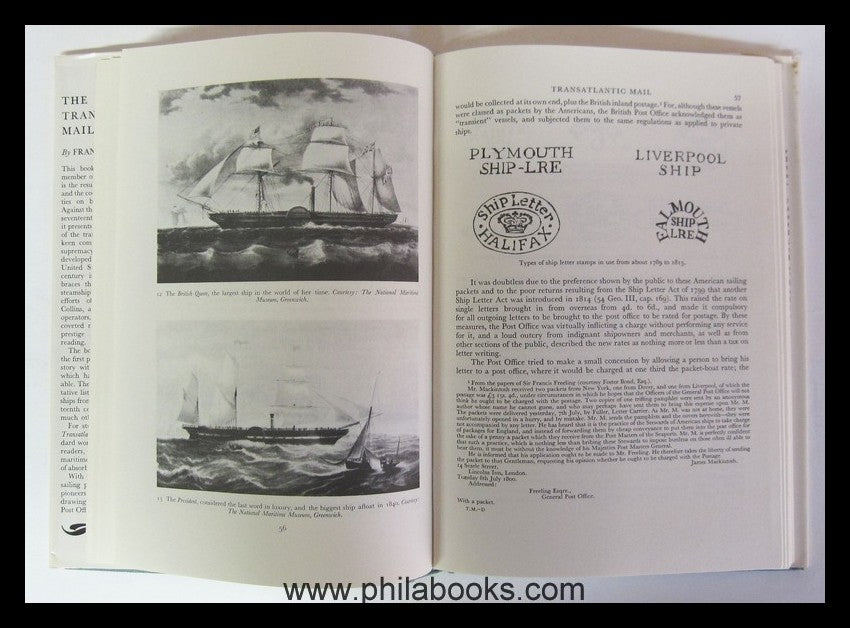 Staff, F., The Transatlantic Mail, here the classic on postal history ...