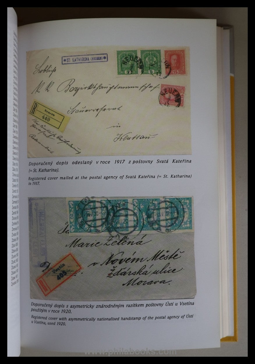 Gebauer/Tekel, Ceske A Slovenske Postovny (1900-1958), 2005, Handb ...