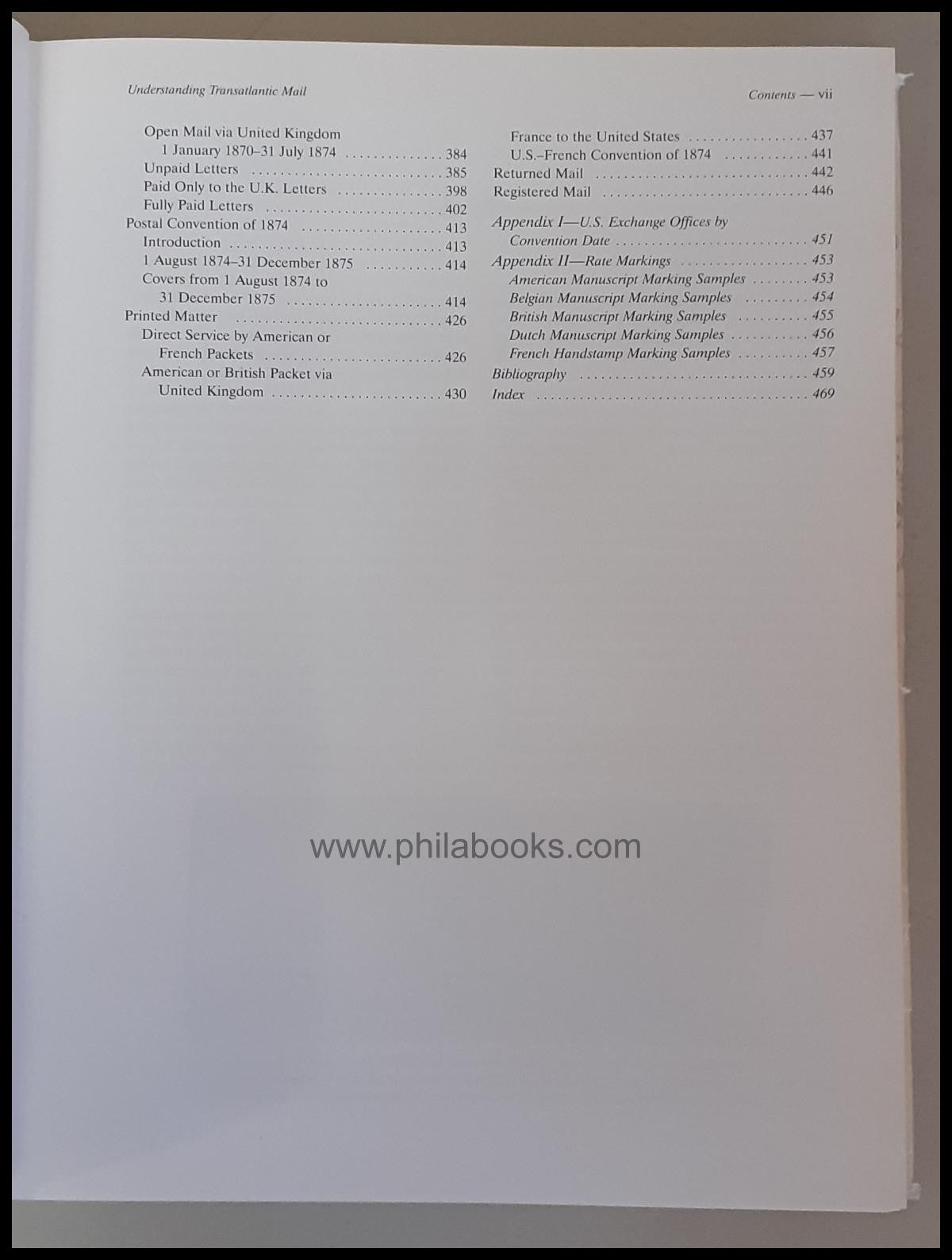 Winter, RF, Understanding Transatlantic Mail, Volume I, 2006, b ...