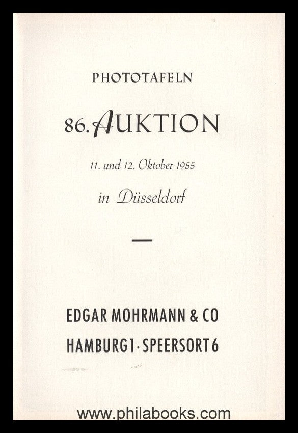 Mohrmann-München, Auktion 086, 1955-10, Moldau, Baden, Sachsen