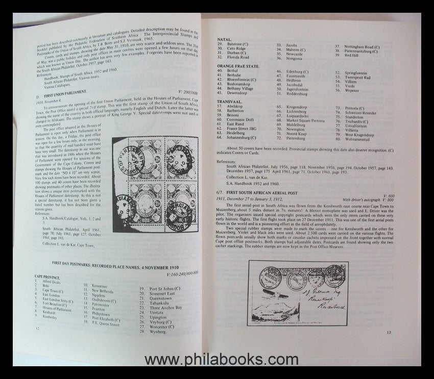 Reisener, H., The Special and Commemorative Postmarks, Cachets and ...