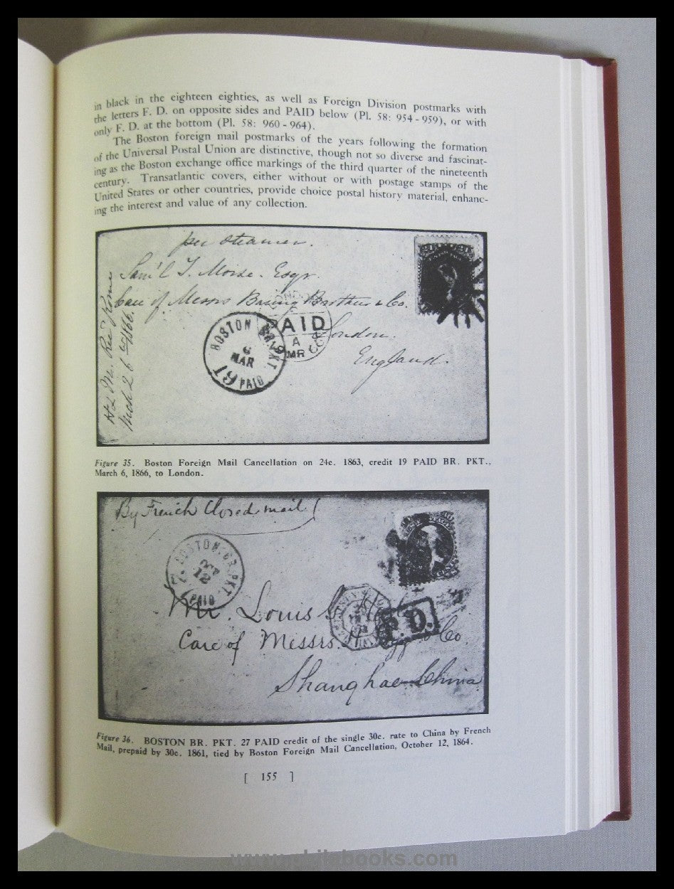 Blake/Davis, Boston Postmarks to 1890, Quarterman- Reprint of the Ori...