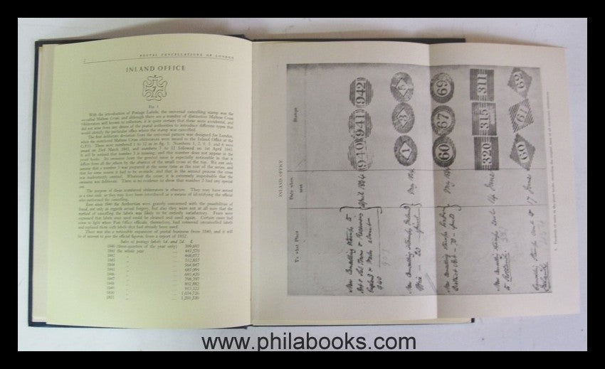 Westley, HC, The Postal Cancellations of London 1840-1890. With...