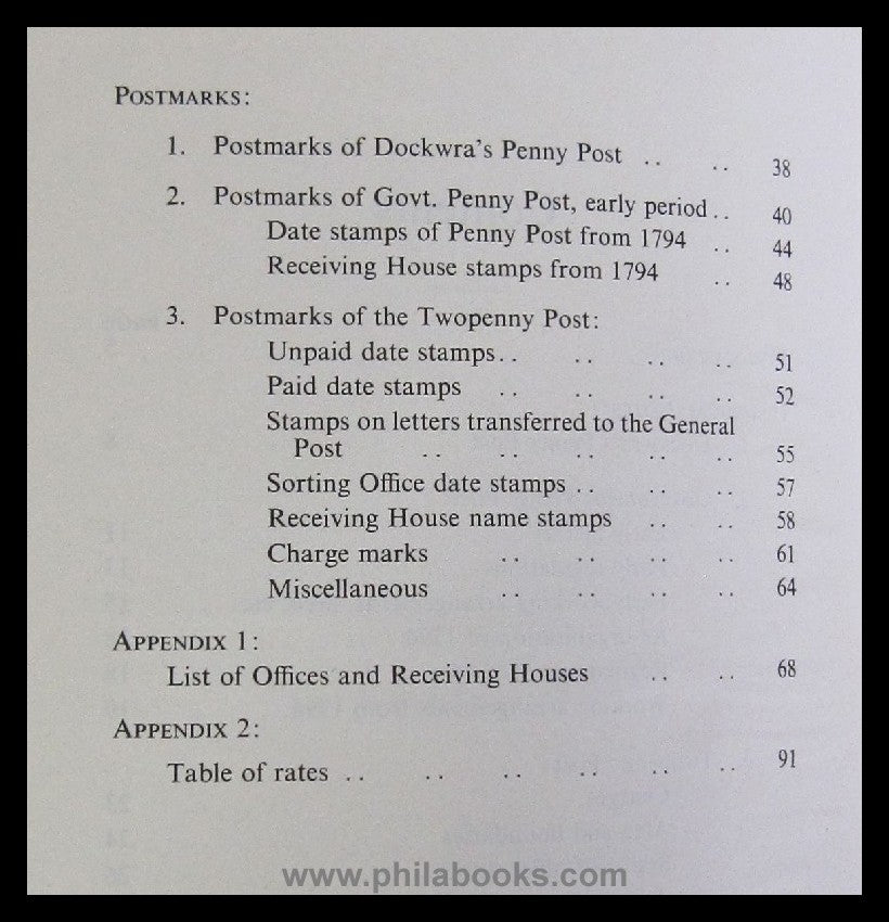Brumell, G., The Local Posts of London 1680-1840. With a description...
