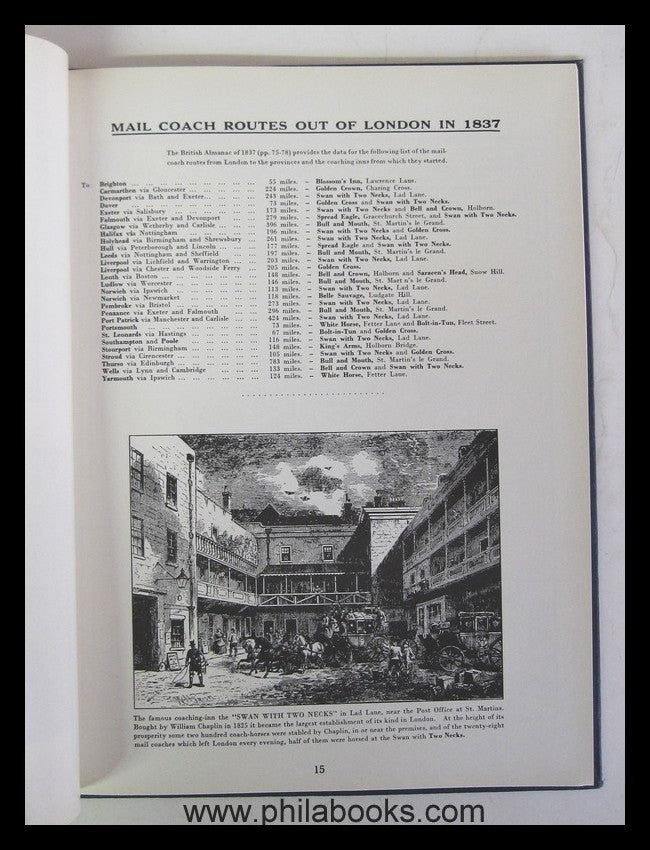 Robertson (Alan W.), Great Britain Postal Roads, Post Towns and Po ...