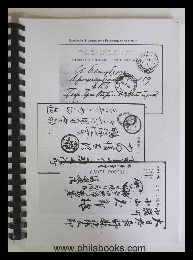 Wolter, K.-K., Postal Censorship, Handbook and Catalog, History, T...