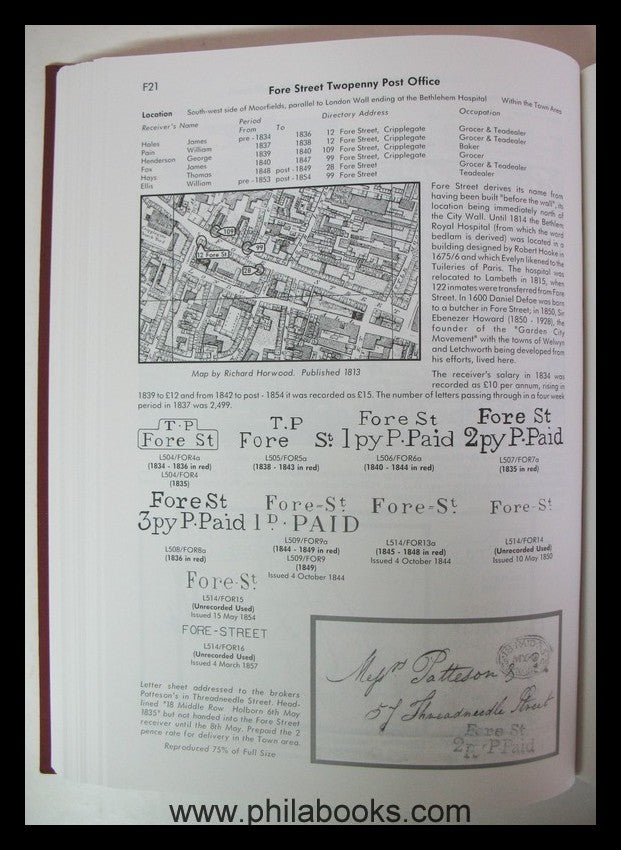 Feldman (Hugh), Letter Receivers of London 1652-1857. A history of...