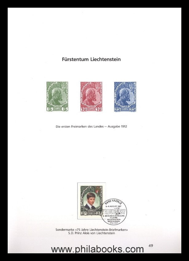 Sieger, HE, Liechtenstein 1912, In memory of the 25 years ago ...