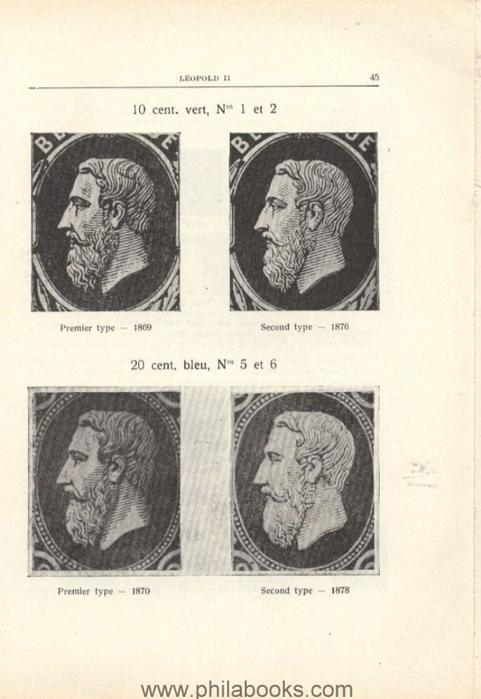 Bertrand, G., Mémorial Philatelique. La Belgique, 1934, Belgium/T...