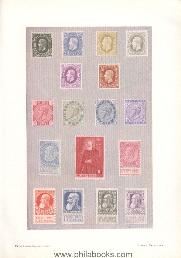 Bertrand, G., Mémorial Philatélique. La Belgique, 1934, Belgien/ T ...