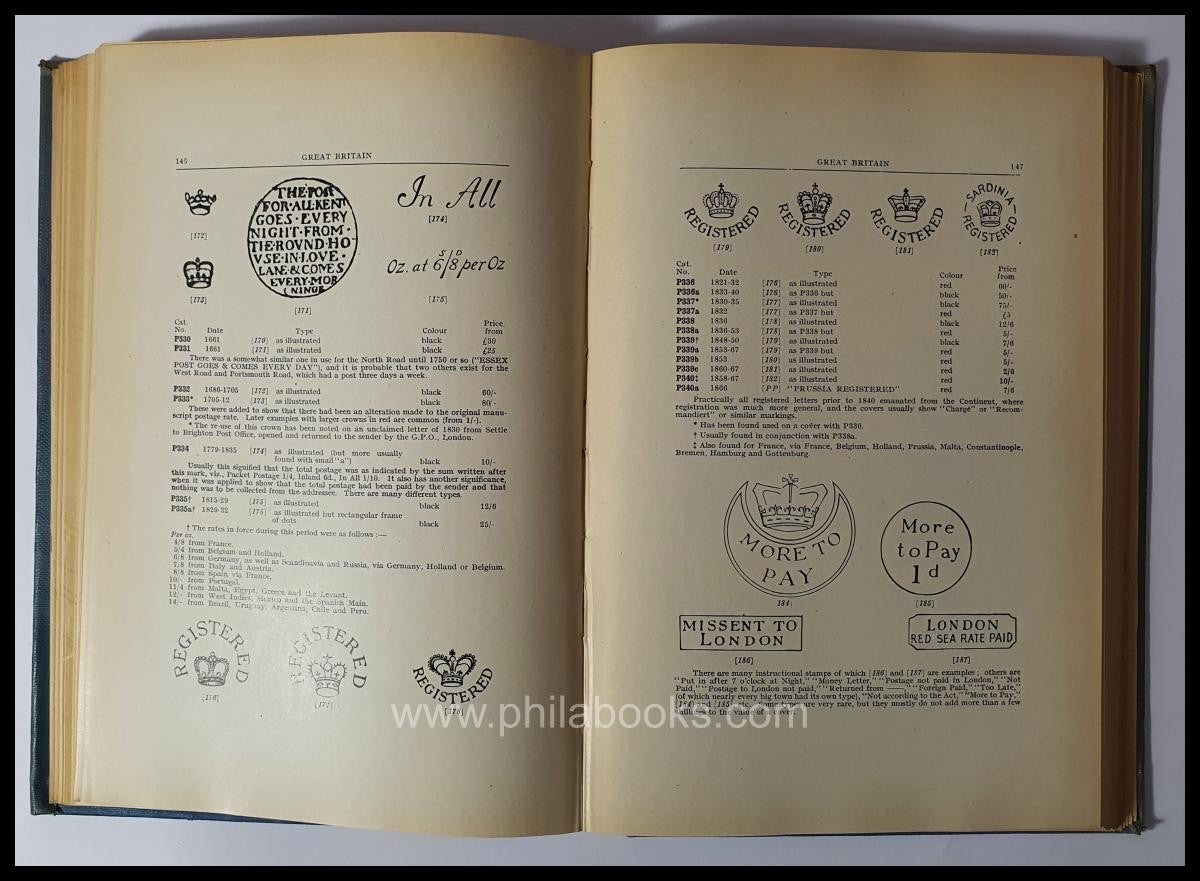 Lowe, Robson: Handstruck Postage Stamps of the Empire 1680-1900 (P...