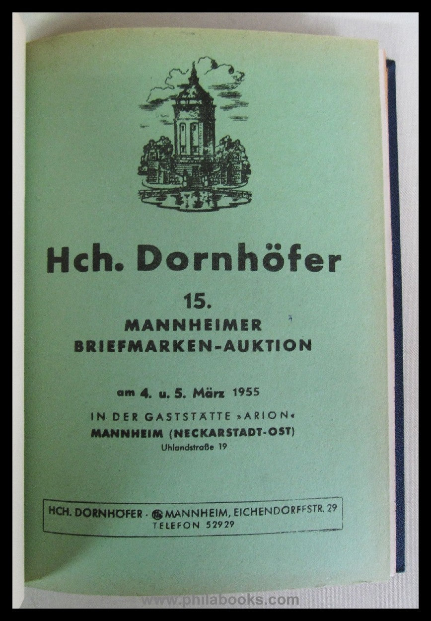 Dornhöfer, Auction 015, 1955