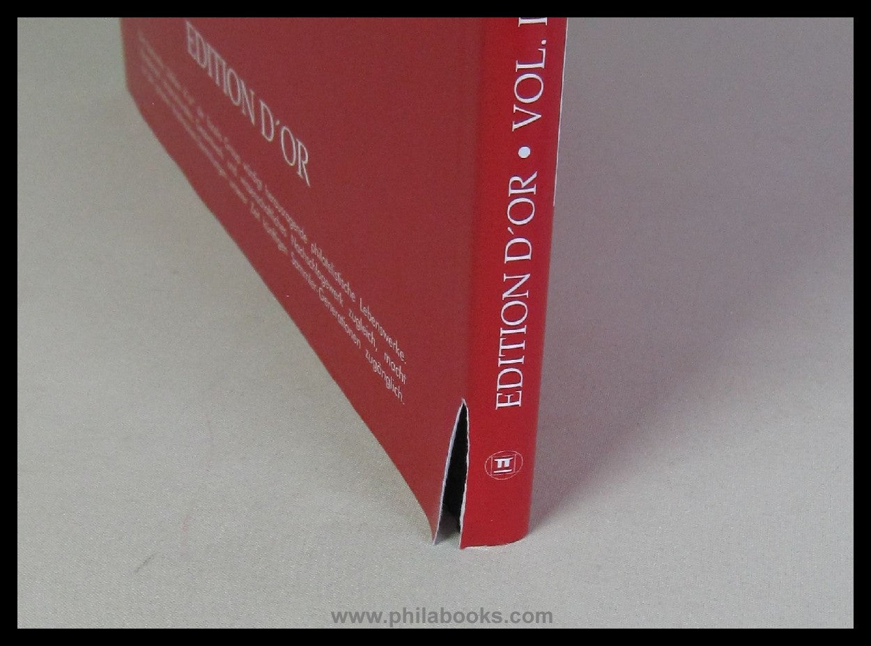 Heinrich Köhler/ Corinphila (Hrsg.) EDITION D'OR. Bildbandreihe üb ...