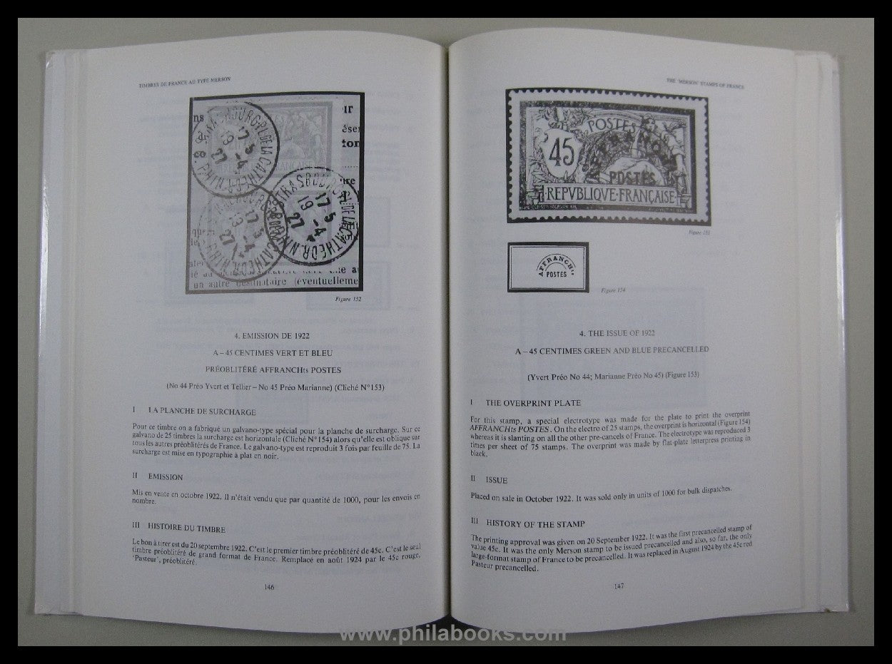 Storch, Jean/ Francon, Robert: Timbres de France au Type Merson, R ...