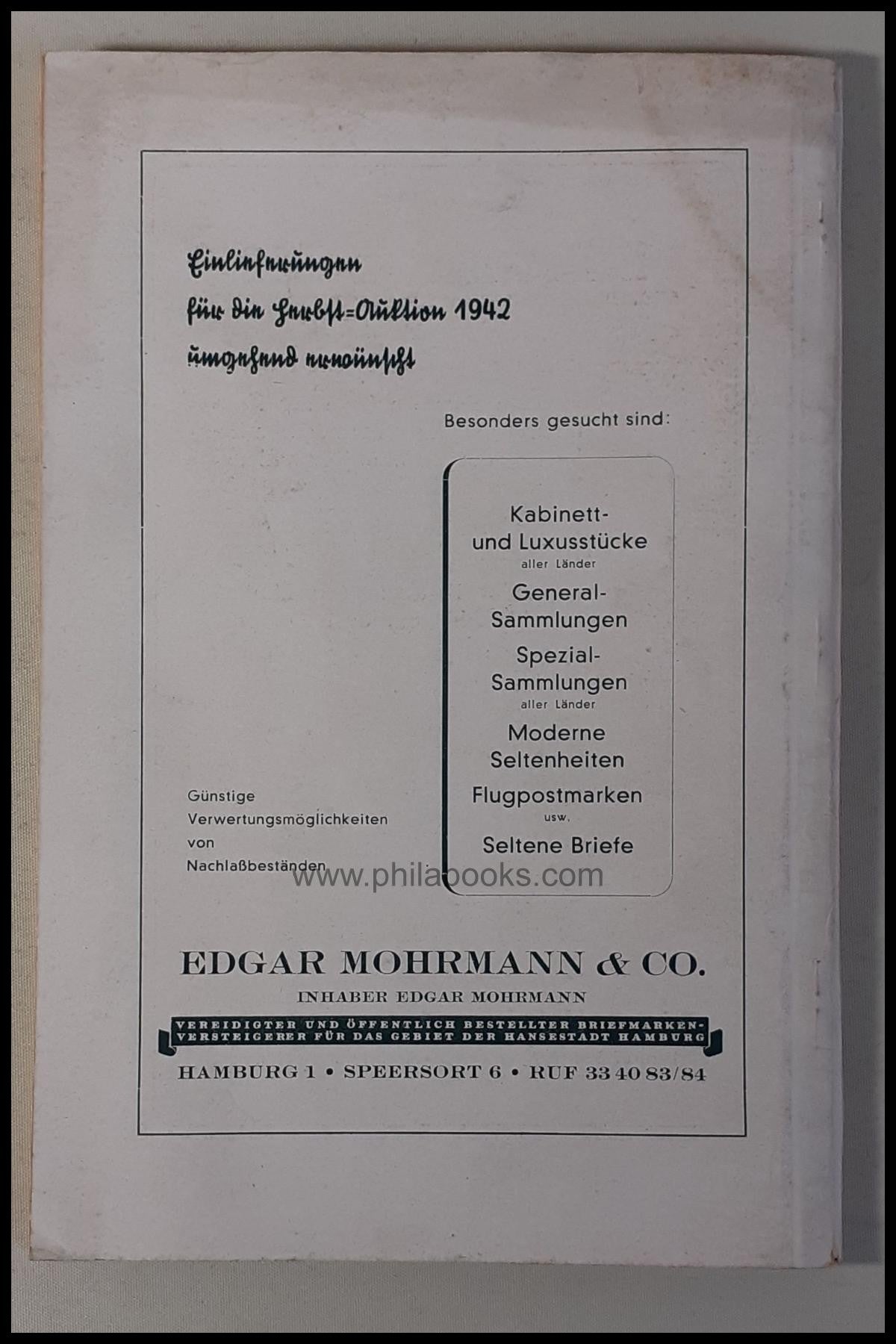 Mohrmann-Munich, Auction 047, 1942-05