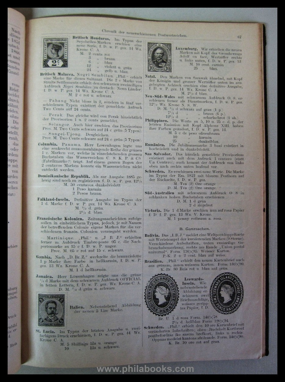 Das Postwertzeichen, IV.Jahrgang 1891. Organ für die gesamte Brief ...